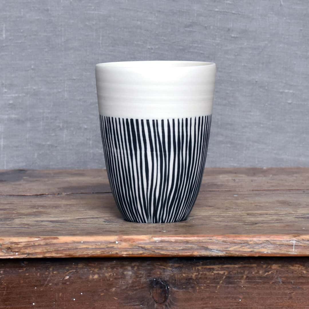 Becher »Streifen«