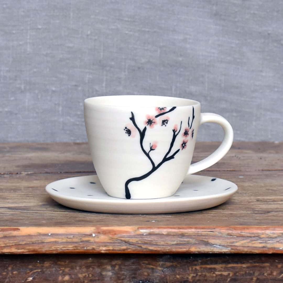 Espresso-Set »Blütenzweig«