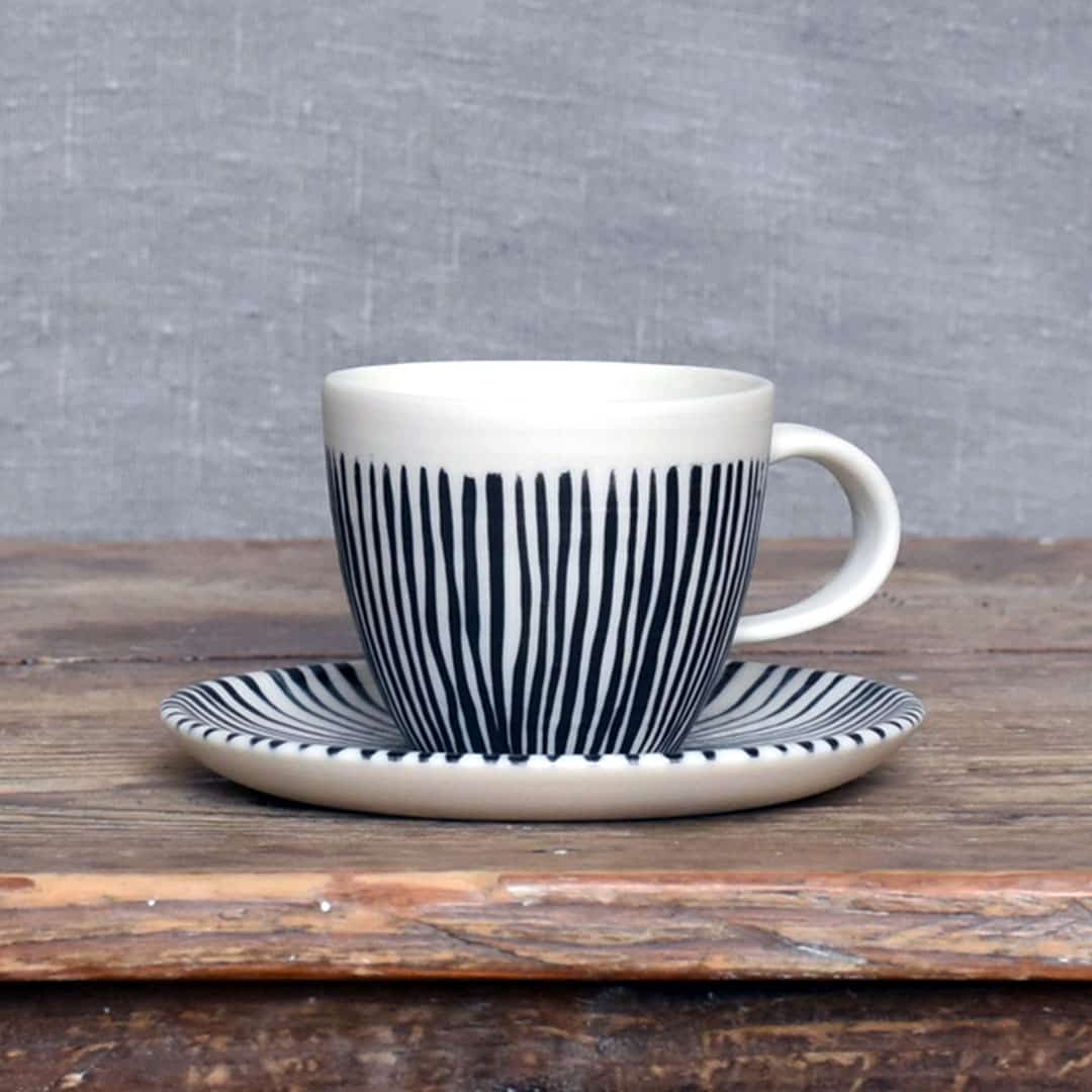 Espresso-Set »Streifen«